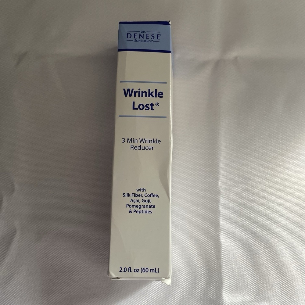 Dr. Denese Wrinkle Lost 3 Minute Wrinkle Reducer 2 oz New